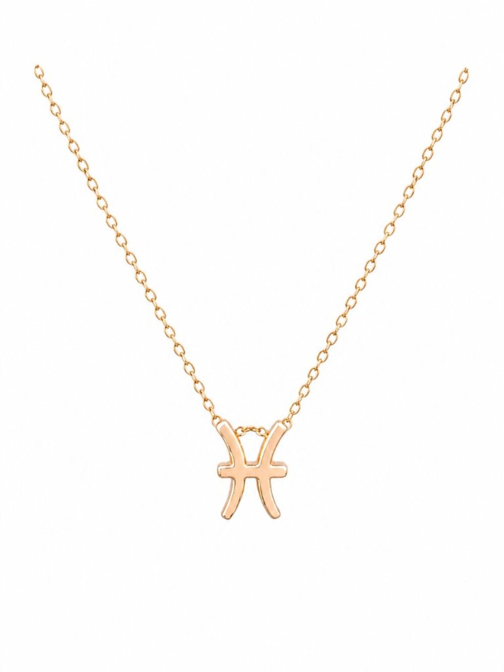 NIB Pisces Zodiac Sign Pendant Necklace Adjustable Chain
